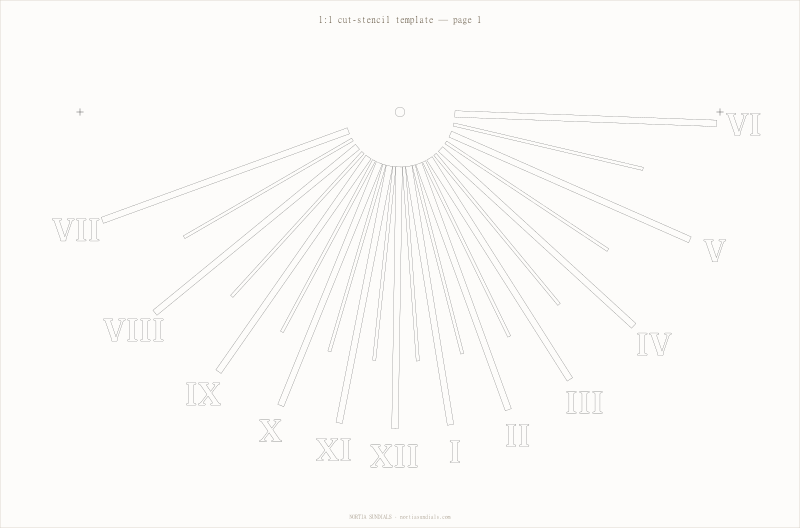 1:1 cut-stencil template — page 1