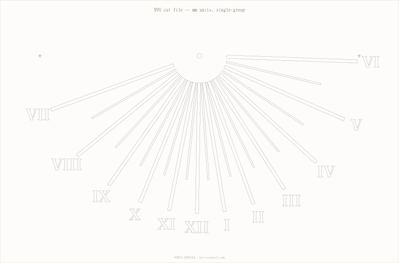 SVG cut file — mm units, single-group